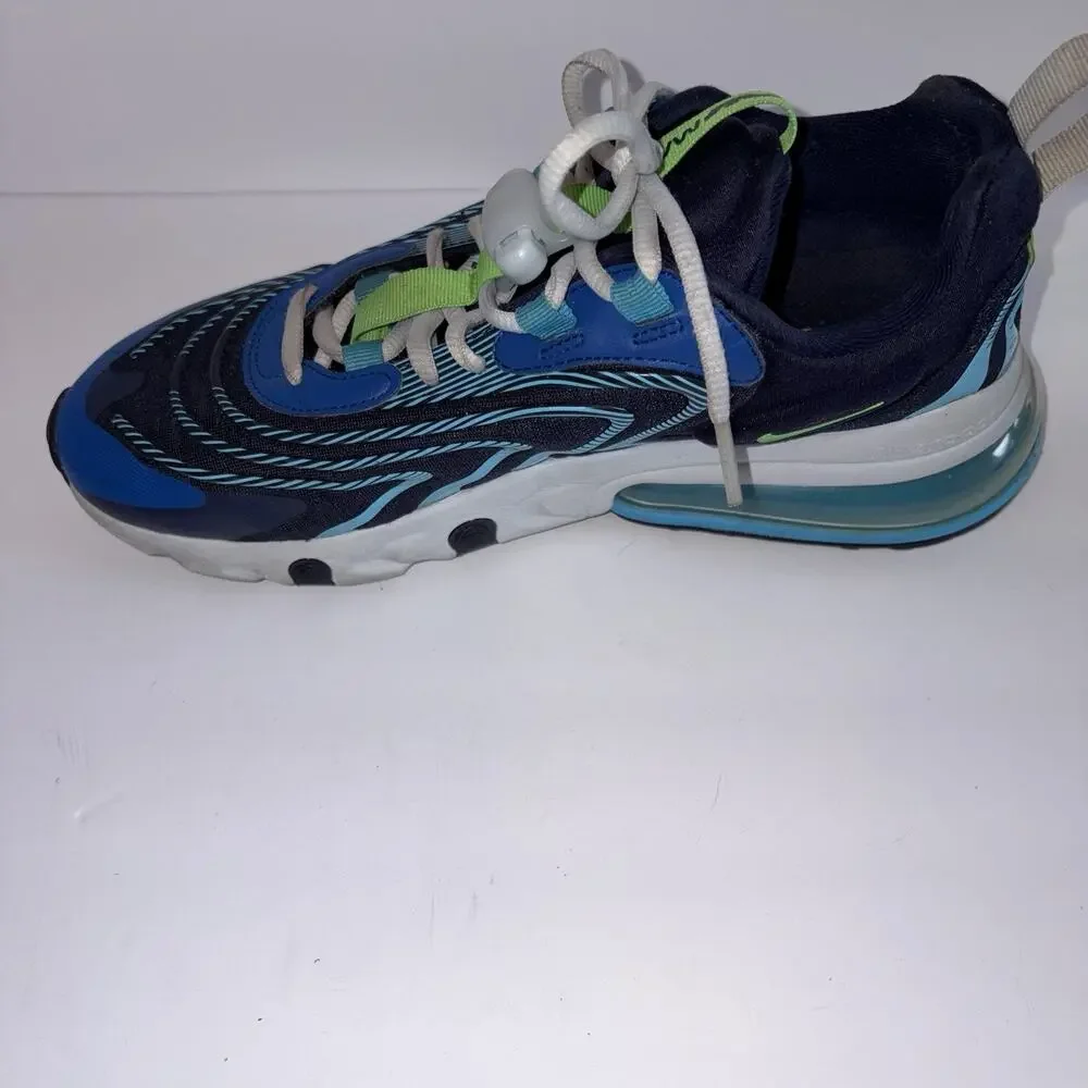 Nike CJ0579-400 Air Max 270 React ENG Men's Sz 7.5 EUC